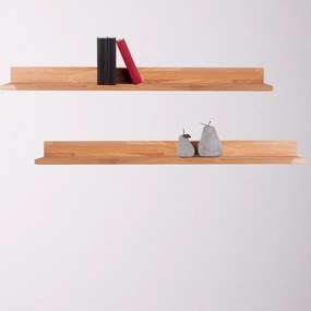 Natúr színű tölgyfa fali polc képekhez 100 cm Kalle – Interia Home &amp; Living