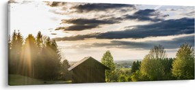 Erdei kunyhó képe (120x50 cm)