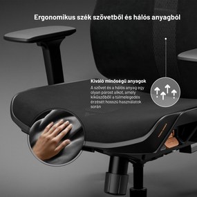 Ergonomikus irodai szék fekete V-Flash Ultra Black