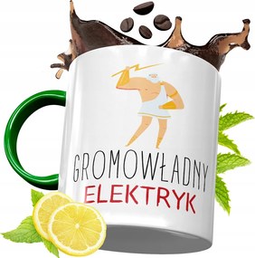 Zöld Bögre Villanyszerelőnek Születésnapra Ajándék