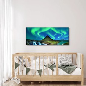 Kép - Kirkjufell, Izland (120x50 cm)