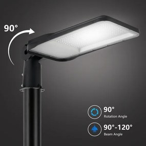 BRILAGI-LED kültéri lámpa oszloppal és 3 m kábellel URBANLIGHT LED/200W/230V fekete IP65
