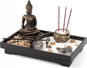 Füstölő- és gyertyatartó állvány myga Buddha kert