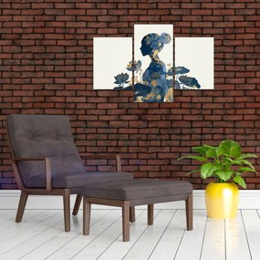 Kép - Márvány női profil (90x60 cm)