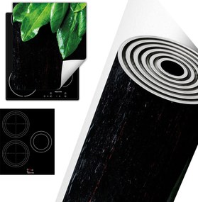 Tűzhelyvédő Szőnyeg Asztali Dekoráció 45x52 fekete konyha