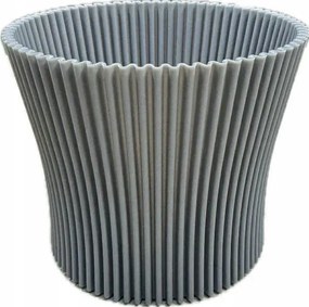 Műanyag virágtartó szürke Don-Plast 14,5 cm x 17 x 14,5 cm