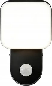 Kültéri Homlokzati Led Fali Lámpa 12W Mozgás- És Szürkületérzékelővel