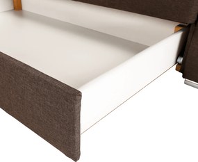 Ülőgarnitúra, szövet szürke-barna Taupe, SEGORIA LUX