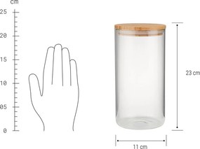 WOODLOCK üveg tároló, 1750 ml