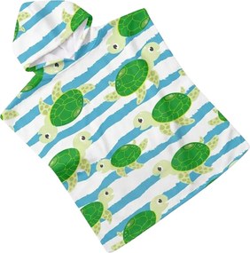 Gyerek poncsó TURTLES zöld