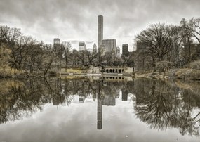 Poszter 59,4x42cm Alsó-Manhattan panoráma a Central Park 2-ből, Assaf Frank
