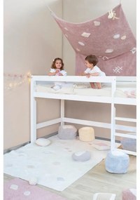 Krémszínű mosható kézi szövésű pamut gyerek szőnyeg 140x200 cm Kim – Lorena Canals