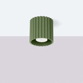 Sollux  SL.1794 - AURA spotlámpa 1xGU10/10W/230V 10 cm zöld