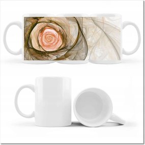 Fényképes bögre Absztrakt rózsa virág