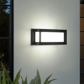 Brilagi - PARKER LED kültéri fali lámpa érzékelővel LED/12W/230V fekete IP44