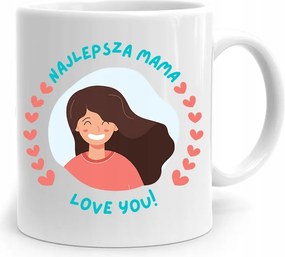 Ajándék Bögre Anyukáknak Legjobb Anyuka Love U fényképes nyomtatással