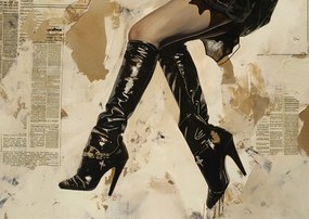 Poszter 42x29,7cm Városon át sétálva