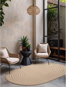 Krémszínű-natúr színű kültéri-beltéri szőnyeg 160x230 cm Haringey Woodfield – Ted Baker