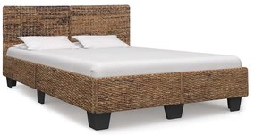 természetes rattan ágykeret 160 x 200 cm