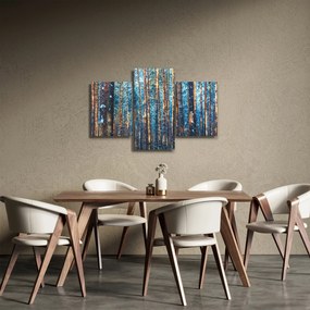 Kép - téli erdő (90x60 cm)