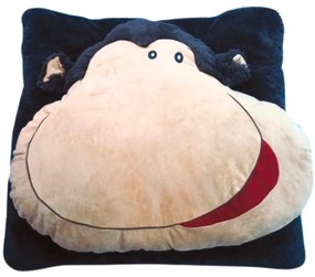Gyerek párna CUDDLI FRIENDS 70x70 cm plüss - több színben Termék színe: Sötétkék
