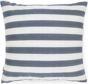 Kültéri párna Uv szűrővel fehér-sötétkék 45x45