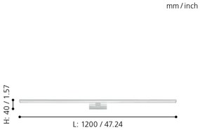 Eglo 99297 - PANDELLA LED 14W 230V IP44 für Badspiegelbeleuchtung