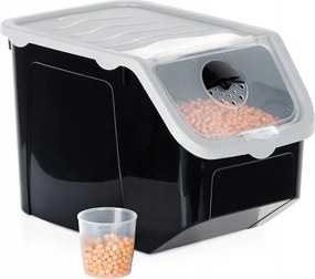 Zöldség- és Gyümölcstároló Fedéllel Fekete 12 L