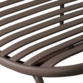 Bruce kerti pihenőfotel lábtartóval