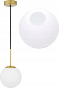 Függő Lámpa Túlnyúló Mennyezeti Csillár Arany Loft Üveg Lámpabúra Gömb E27