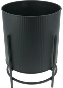 Celano fém virágállvány-készlet, fekete, 2 db