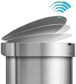 Rozsdamentes acél érintésmentes szemetes 45 l - simplehuman