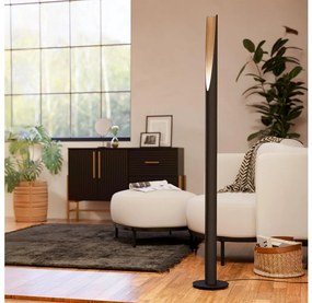 Eglo 901735 - LED Állólámpa BARBOTTO 1xGU10/4,5W/230V 3000K fekete/barna