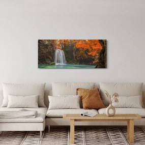 Kép - Vízesés Thaiföldön (120x50 cm)