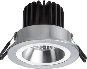 RENDL MAYDAY CC süllyesztett lámpa szálcsiszolt alumínium 230V/700mA LED 9W 2700K