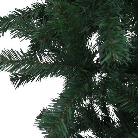 zöld fejjel lefelé fordított műkarácsonyfa állvánnyal 120 cm