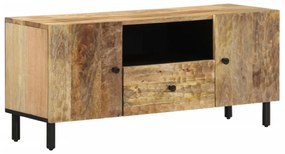 tömör mangófa TV-szekrény 105 x 33 x 46 cm