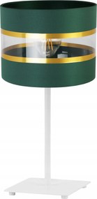 Éjjeli Asztali Lámpa Lámpabúra Elegáns Arany 20 CM