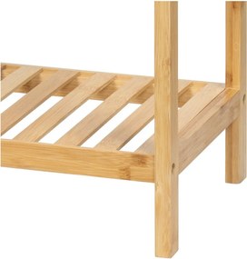 Natúr színű bambusz fürdőszobai polcos állvány 69x60 cm Skaren – Bonami Essentials