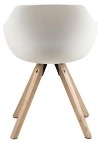 Tina 2 db-os fehér étkezőszék szett kaucsukfa lábakkal - Actona