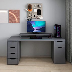 Alen 180cm 5 Drawer Cabinet - Anthracite