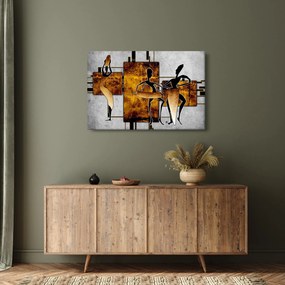 Kép - Az afrikai kultúra motívumai (90x60 cm)