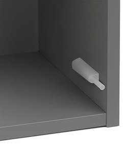 Boxie 1 ajtós fali szekrény 80x40x37 cm antracit