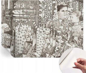 Dekoratív öntapadós fotótapéta Hálószobába Virágos portrék 208x146