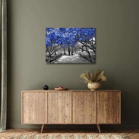 Kép - Kék fák, Central Park, New York (70x50 cm)