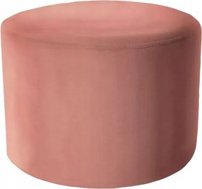Kárpitozott puff rózsaszín velúr ülőke fésülködőasztal lábtartó Doti A