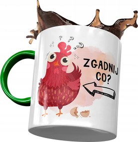 Bögre Zöld Vicces Találd ki Mit? Ajándék Nyomtatott Fotóval