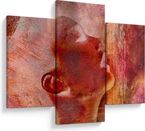 Kép - Egy női arc profilja (90x60 cm)
