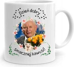 Vicces Bögre A Pis Elnökétől Jaroslaw Kaczynski fényképes nyomtatással