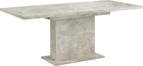 Kihúzható étkezőasztal, beton, 160-200x90 cm, BOBA
